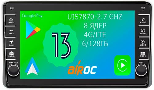 Магнитола для Renault Arkana 2019+, Duster 2020+ - Airoc AB-3008 (кнопки и крутилки), Android 13, TS20, 6/128Гб, SIM-слот, CarPlay