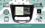 Магнитола для Nissan Qashqai J11 2014-2022 (кондиционер) - Vaycar VA51-0665-2K на Android 13, 8-ядер, 2K QLED, ТОП процессор, CarPlay, 4G SIM-слот