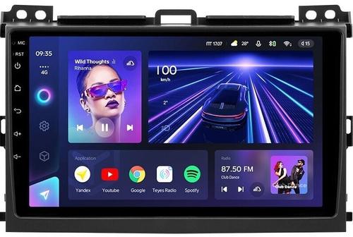 Магнитола для Toyota Land Cruiser Prado 120, Lexus GX470 (экран климата внизу) - Teyes CC3L на Android 10, 8-ядер, CarPlay, 4G SIM-слот