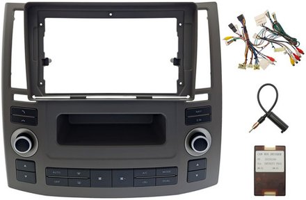 Магнитола для Infiniti FX35, FX45 S50 2006-2008 - FarCar BX877 монитор 13" 2K QLED на Android 13, TS10, 6+128, CarPlay, 4G SIM-слот