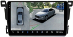 Магнитола для Toyota RAV4 40 2012-2019 (рамка 9) - Teyes CC3-2K-360 на Android 10, 2K QLED, 6Гб+128Гб, CarPlay, 4G SIM-слот, 4 камеры в комплекте