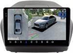 Магнитола для Hyundai iX35 2009-2015 (рамка 10) - FarCar BX361M-360 монитор 10.36" 2K QLED на Android 13, Быстрая, CarPlay, 4G SIM-слот, 4 камеры в комплекте