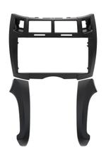 Комплект рамки с разъёмами 9" Toyota Yaris/Vitz P90 2005-2010 черная Тип 2 с боковинами