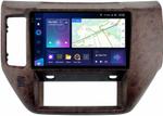 Магнитола для Nissan Patrol Y61 2004-2010 (рамка дерево) - Teyes CC3-2K монитор 9.5" 2K QLED на Android 10, Быстрая, CarPlay, 4G SIM-слот