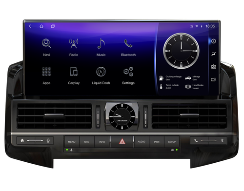 Магнитола для Toyota Land Cruiser 200 2015-2021 с JBL и 360 - RDL-LC200-High-106 монитор 12.3" на Android 14, 8/128Гб, CarPlay, 4G SIM-слот