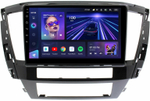 Магнитола для Mitsubishi Pajero Sport 3 2020-2024, Montero Sport (прямоугольный климат, рамка 10) - Teyes CC3L на Android 10, 8-ядер, CarPlay, 4G SIM-слот