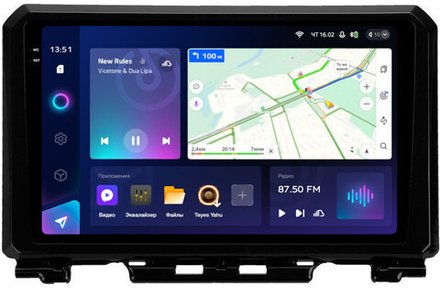 Магнитола для Suzuki Jimny 4 2019+ - Teyes CC3-2K QLed Android 10, ТОП процессор, SIM-слот, CarPlay
