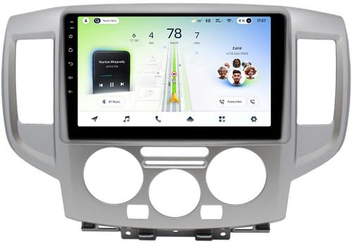 Магнитола для Nissan NV200 2009+ (рамка серебро) - Teyes CC4L монитор 9" IPS на Android 14, Snapdragon 662, CarPlay, 4G SIM-слот