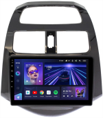 Магнитола для Chevrolet Spark M300 2009-2022, Ravon R2 (рамка глянцевая) - Teyes CC3 монитор 9" QLED на Android 10, ТОП процессор, 4Гб+32Гб, CarPlay, 4G SIM-слот
