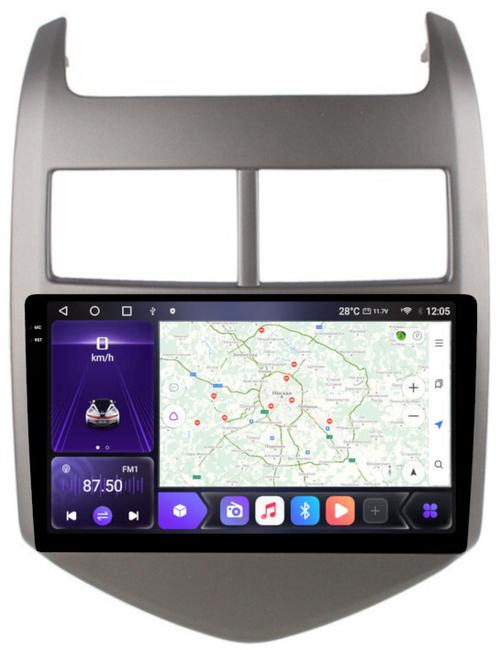 Магнитола для Chevrolet Aveo 2012-2015 - Kuberg OL-9226 QLed+2K, Android 12, TS10,  CarPlay, 4G SIM-слот