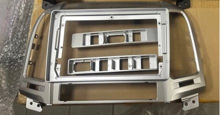 Комплект рамки с разъёмами 9" Hyundai Santa Fe 2006-2012 silver