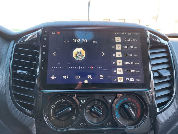 Магнитола для Mitsubishi L200 2015-2024 (кондиционер), FIAT Fullback - Kuberg QLed, Android 13, TS20, CarPlay, SIM-слот