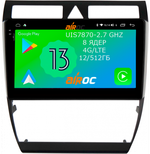 Магнитола для Audi A6 2001-2004 - Airoc 2K AU-3602 на Android 13, TS20, 12/512Гб, SIM-слот