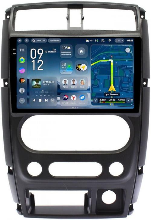Магнитола для Suzuki Jimny 3 2005-2018 - Teyes CC4-PRO монитор 9.5" 2K QLED на Android 13, Snapdragon 778G, ИИ, CarPlay, DSP, 4G SIM-слот
