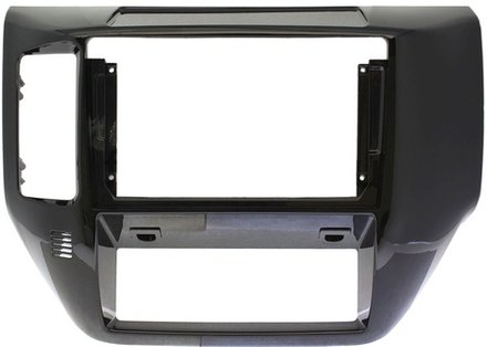 Магнитола для Nissan Patrol Y61 2004-2010 (рамка черная глянцевая) - Teyes CC3-2K-360 монитор 13" 2K QLED на Android 10, 6Гб+128Гб, CarPlay, 4G SIM-слот, 4 камеры в комплекте