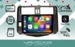 Магнитола для Toyota Land Cruiser Prado 150 2009-2013 (рамка черная) - Vaycar VA77-0065 на Android 13, Быстрая, 4G SIM-слот