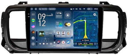 Магнитола для Peugeot Traveller/Expert, Citroen SpaceTourer/Jumpy, Opel Zafira Life/Vivaro - Teyes CC4-PRO монитор 9.5" 2K QLED на Android 13, Snapdragon 778G, ИИ, CarPlay, DSP, 4G SIM-слот