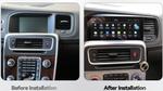 Магнитола для Volvo S60/V60 2010-2018 (вместо 7" экрана, поддержка штатного меню) - Kuberg JT-V8006 на Android 10, Быстрая, CarPlay