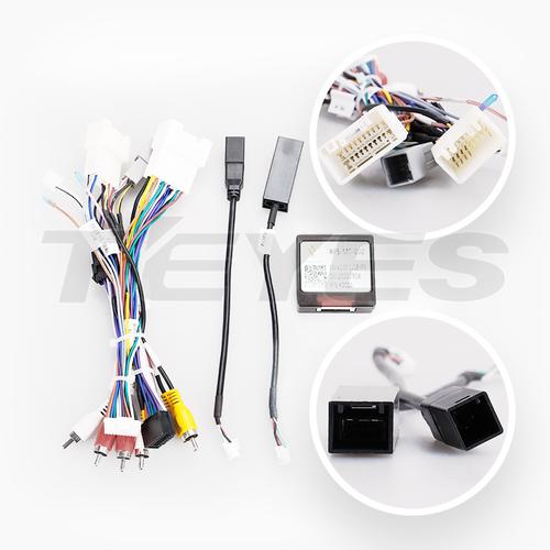 Проводка для установки магнитолы в Mitsubishi 2012-2022 (CAN SS, CAM, 360, AMP, CLIM, AUTO)