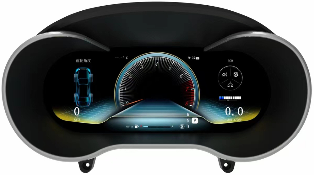 Электронная панель приборов Mercedes-Benz C-класс W205 2014-2018 - 1301С с LCD / ЖК 12.3" экраном QLED