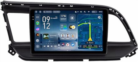 Магнитола для Hyundai Elantra 6 2018-2020 (без штатной КЗВ) - Teyes CC4-PRO монитор 9.5" 2K QLED на Android 13, Snapdragon 778G, ИИ, CarPlay, DSP, 4G SIM-слот