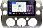 Магнитола для Toyota FJ Cruiser 2005-2022 (рамка серая) - FarCar S400-TS18 монитор 9.5" QLED на Android 14, CarPlay, 4G SIM-слот
