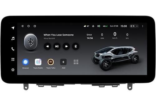Магнитола для Mercedes-Benz C-класс W204 2007-2011 (NTG 4.0) - Teyes LUX ONE ROUND монитор 12.3" 2K QLED на Android 10, CarPlay, 4G SIM-слот