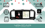 Магнитола для Peugeot Traveller/Expert, Citroen SpaceTourer/Jumpy, Opel Zafira Life/Vivaro - Vaycar VA14-0556 на Android 13, 8-ядер, 2Гб-32Гб, 4G SIM-слот