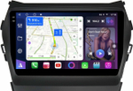 Магнитола для Hyundai Santa Fe 3 2012-2018 (отдельный экран климата, без штатной КЗВ) - FarCar BM9-7004A монитор 9.5" QLED на Android 14, TS10, 4+32Гб, CarPlay, 4G SIM-слот