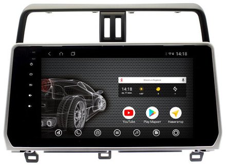 Магнитола для Toyota Land Cruiser Prado 150 2017-2023 - AK362R10-MTK Android 10, 8-ядер, 2Гб-32Гб