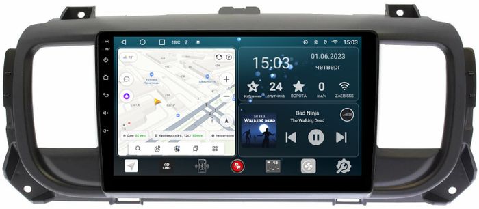 Магнитола для Peugeot Traveller/Expert, Citroen SpaceTourer/Jumpy, Opel Zafira Life/Vivaro - Redpower 075 Android 10, Быстрая, CarPlay, SIM-слот