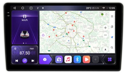 Магнитола для Dodge RAM 5 2018-2023+ - Kuberg SF-9265 QLed+2K, Android 12, TS10, CarPlay, 4G SIM-слот