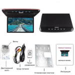 Монитор потолочный - ERGO ER1330AN-OLED с экраном 13,3” (1920х1080 OLED FullHD, смарт ТВ, 3+64Gb) серый