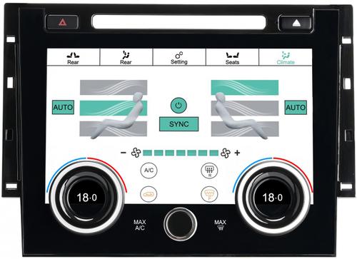 Сенсорная панель климата Range Rover Sport 2013-2017 - LCD/ЖК экран 10" с отверстием под CD