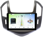 Магнитола для Chevrolet Cruze 1 2012-2015 (рамка черная) - Teyes CC4L монитор 9" IPS на Android 14, Snapdragon 662, CarPlay, 4G SIM-слот