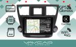 Магнитола для Toyota Highlander 2007-2013 (крутилки декоративные)- Vaycar VA77-0035-2K на Android 13, Быстрая, 2K QLED, CarPlay,4G SIM-слот