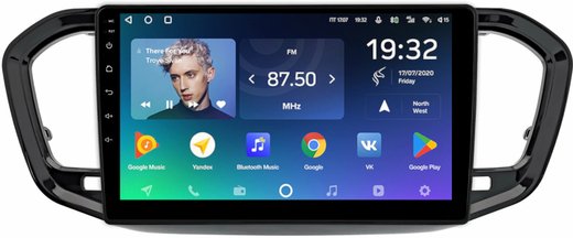 Магнитола для Lada Vesta NG 2023+ (ШГУ, рамка черная глянцевая 9) - Teyes CC2 PLUS на Android 10, ТОП процессор, 4-64, SIM-слот