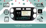 Магнитола для Volkswagen Tiguan 2011-2016 (рамка черная, прямоуг. кнопка) - Vaycar VA81-0489 на Android 13, Быстрая, 4G SIM-слот
