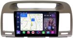 Магнитола для Toyota Camry 30 2001-2006 (рамка оливковая) - FarCar S400-TS18 монитор 9.5" QLED на Android 14, CarPlay, 4G SIM-слот