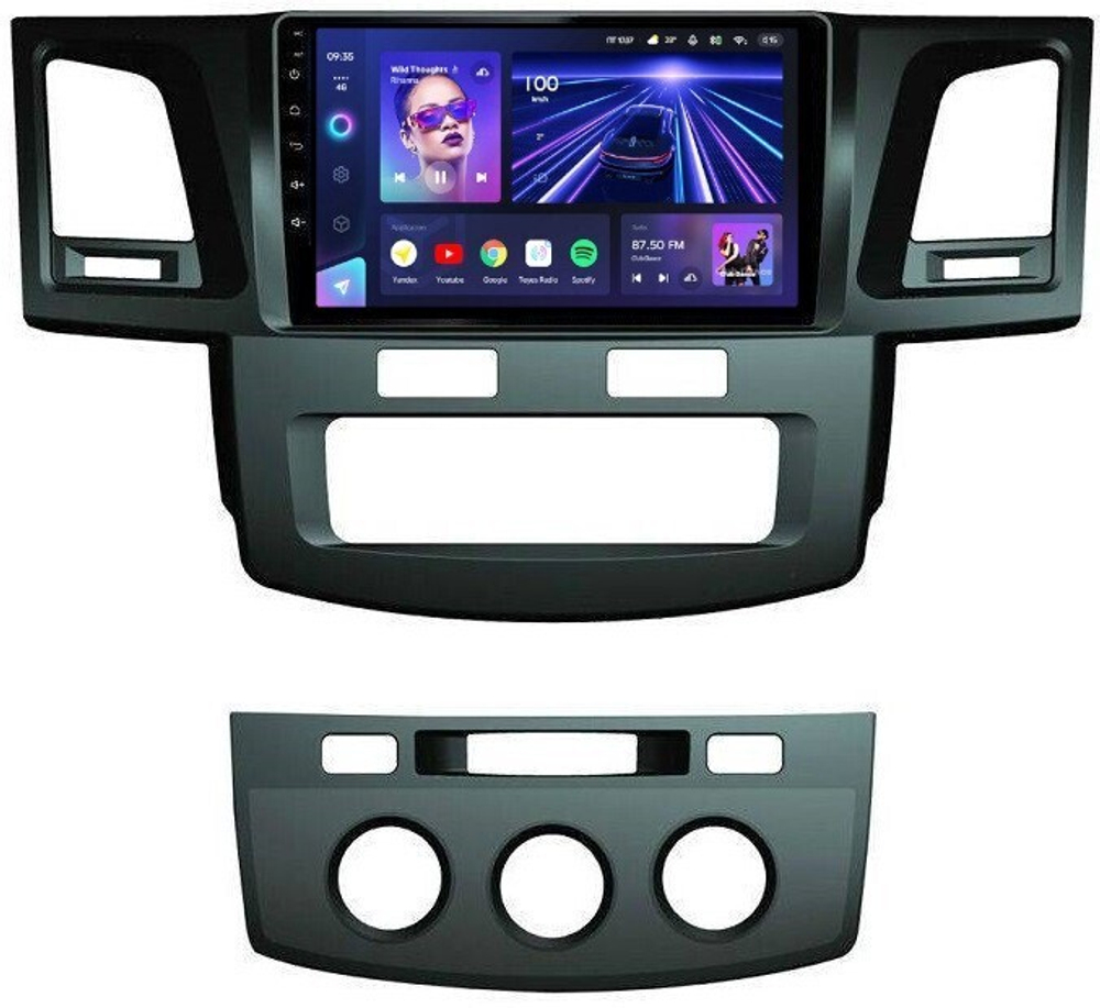 Магнитола для Toyota HiLux 2011-2015 - Teyes CC3L на Android 10, 8-ядер, CarPlay, 4G SIM-слот