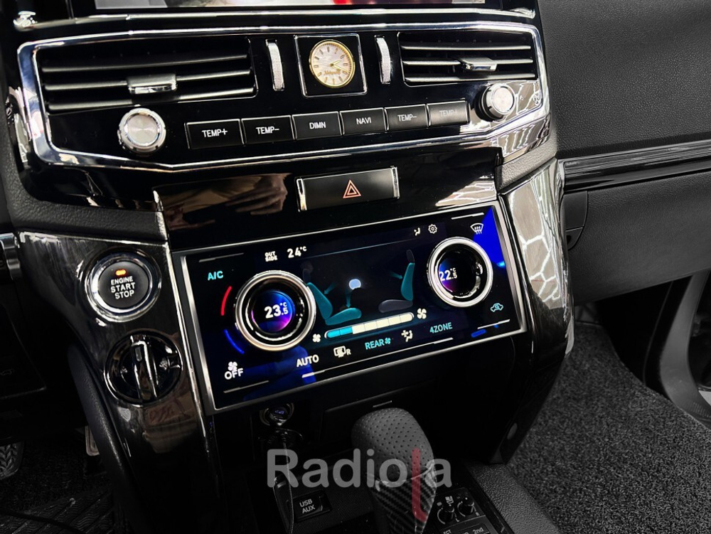Цифровая панель климата Toyota Land Cruiser 200 2007-2015 - RDL-LC200 с экраном LCD/ЖК