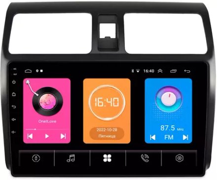 Магнитола для Suzuki Swift 2004-2010 -  GT10-1024 на Android 10, 2Гб-16Гб