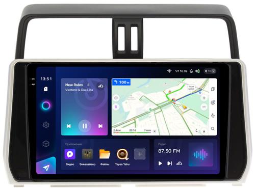 Магнитола для Toyota Land Cruiser Prado 150 2017-2023 - Teyes CC3-2K QLed Android 10, ТОП процессор, SIM-слот, CarPlay