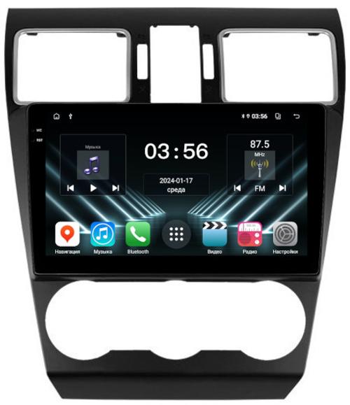Магнитола для Subaru Forester 4, XV 1 2015-2018, Impreza 4 - FarCar DX901/775M монитор 9.5" IPS на Android 13, 4+64Гб, CarPlay
