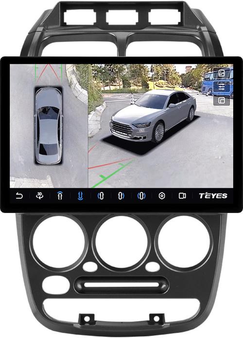 Магнитола для Hyundai Accent 2000-2011 (рамка 3 кнопки) - Teyes CC3-2K-360 монитор 13" 2K QLED на Android 10, Быстрая, CarPlay, 4G SIM-слот, 4 камеры в комплекте