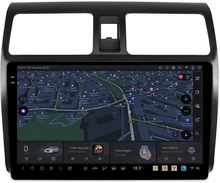 Магнитола для Suzuki Swift 2004-2010 - Kuberg OL-1622 QLed+2K, Android 13, UIS7870 (DUDU7), CarPlay, SIM-слот