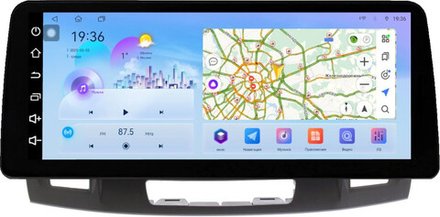 Магнитола для Opel Insignia 2009-2013 (взамен CD300 и CD400) - FarCar монитор 12.3" 2K QLED на Android 14, TS10, CarPlay, 4G SIM-слот