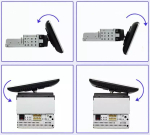 1DIN магнитола с поворотным 10" монитором - Canbox M-Line 7912 Android 10, 8-ядер, 2Гб+32Гб, 4G SIM-слот