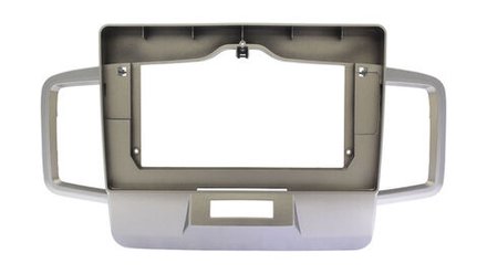 Комплект рамки с разъёмами 10" Honda Freed 1 2008-2016, Freed Spike(серебро, планшет сверху) 1DIN