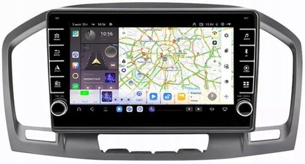 Магнитола для Opel Insignia 2009-2013 (взамен CD300 и CD400) - Kuberg OL-9267 (кнопки и крутилки) Android 13, TS20, 6+128Гб, CarPlay, 4G SIM-слот